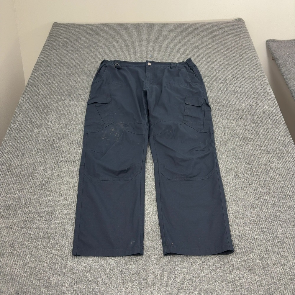 LA Police Gear Pants Mens 40x30 Blue Cotton Blend Tactical Cargo Utility Style